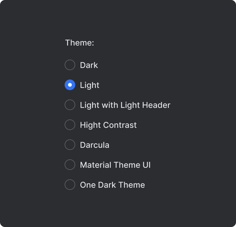 Radio Button | IntelliJ Platform Plugin SDK