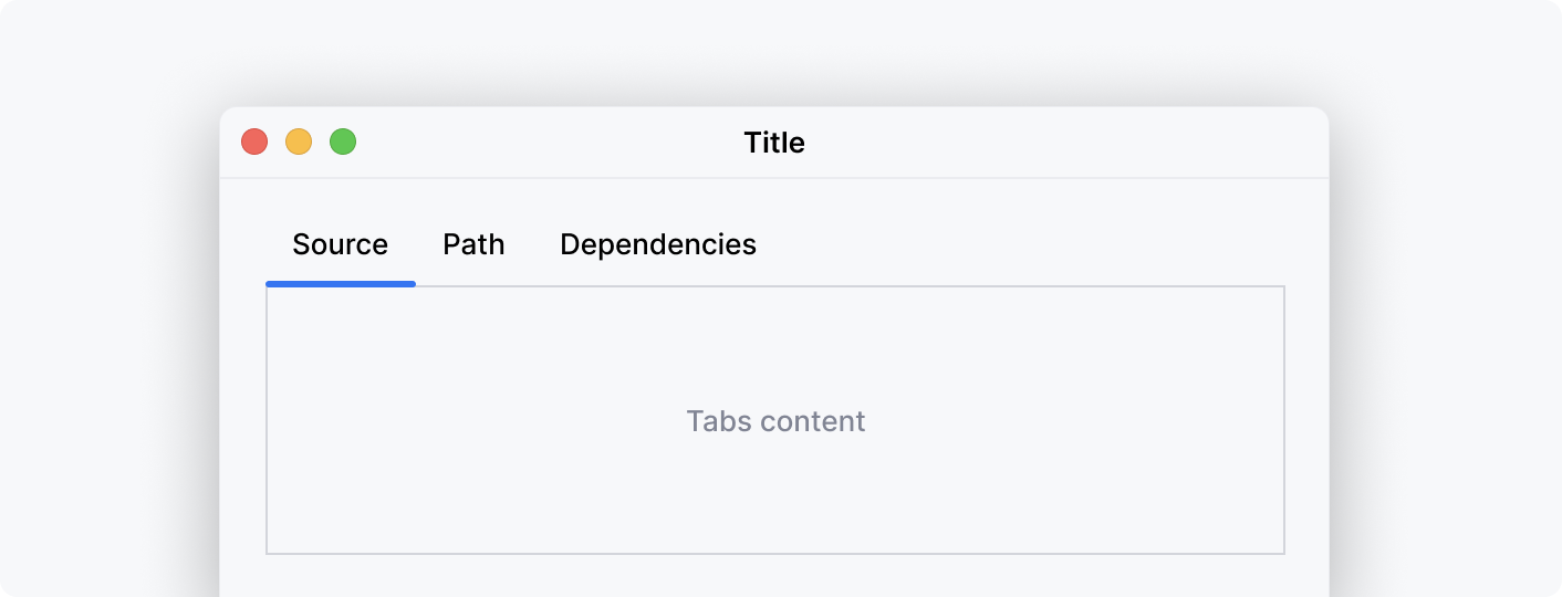 Frame around the tab content Frame around the tab content
