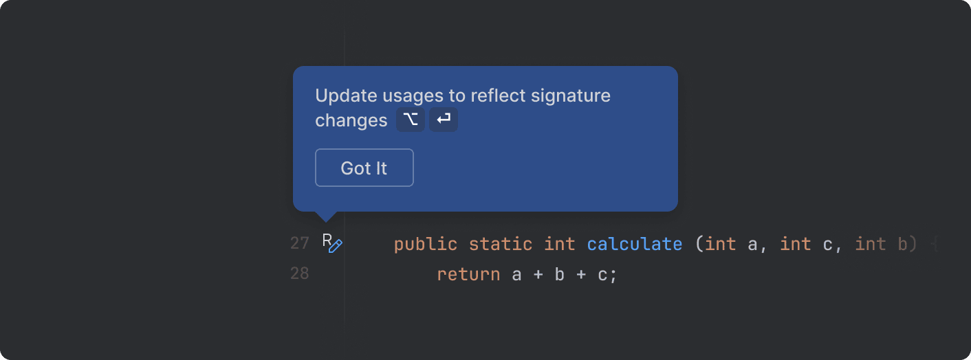 Got It Tooltip | IntelliJ Platform Plugin SDK