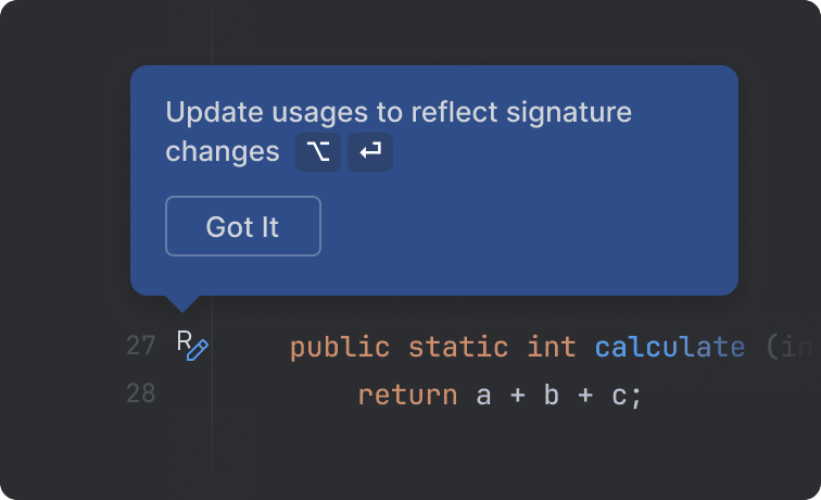 Got It Tooltip | IntelliJ Platform Plugin SDK