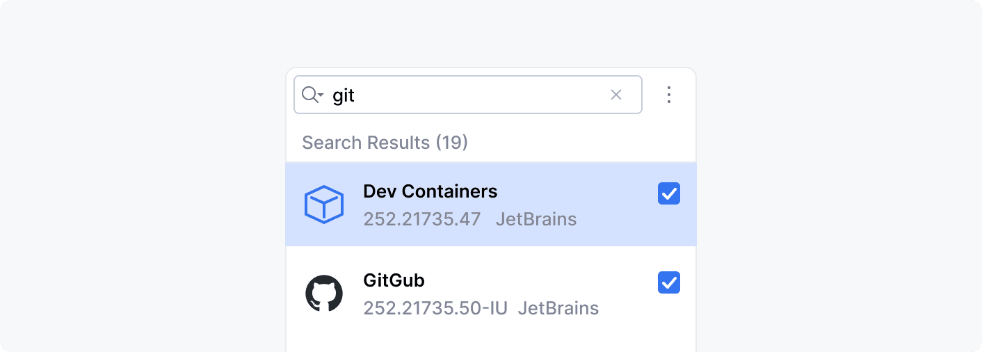 Search field clear search