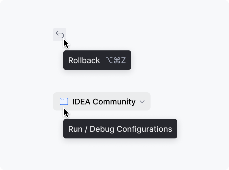 Action tooltip