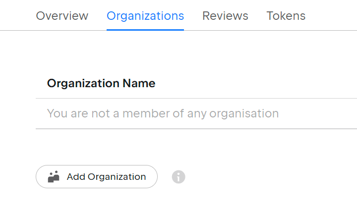 Add Organization