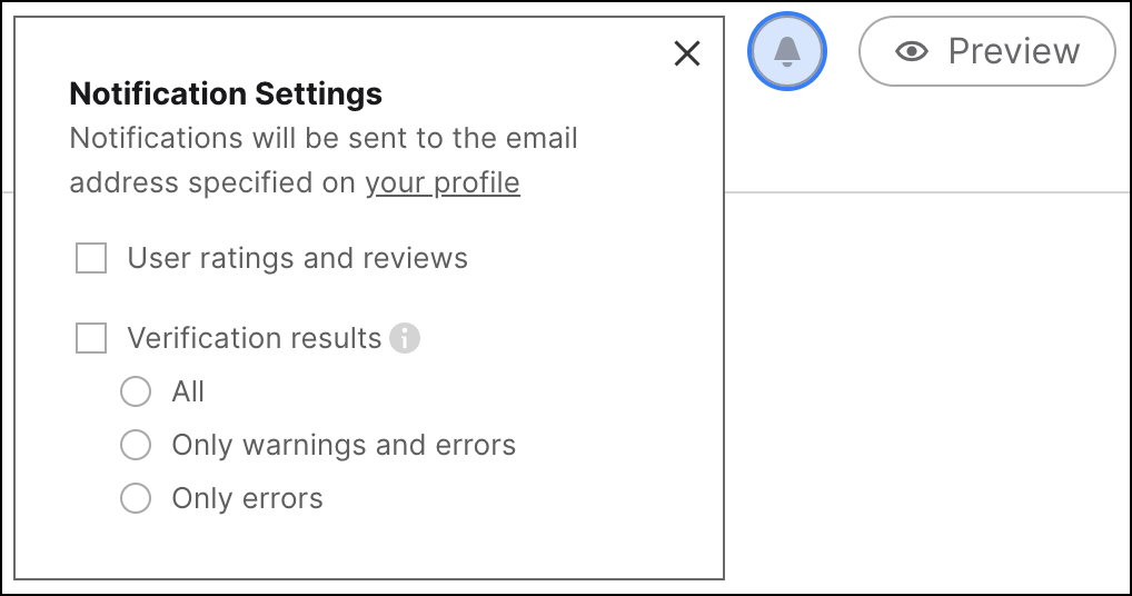 Notification Settings