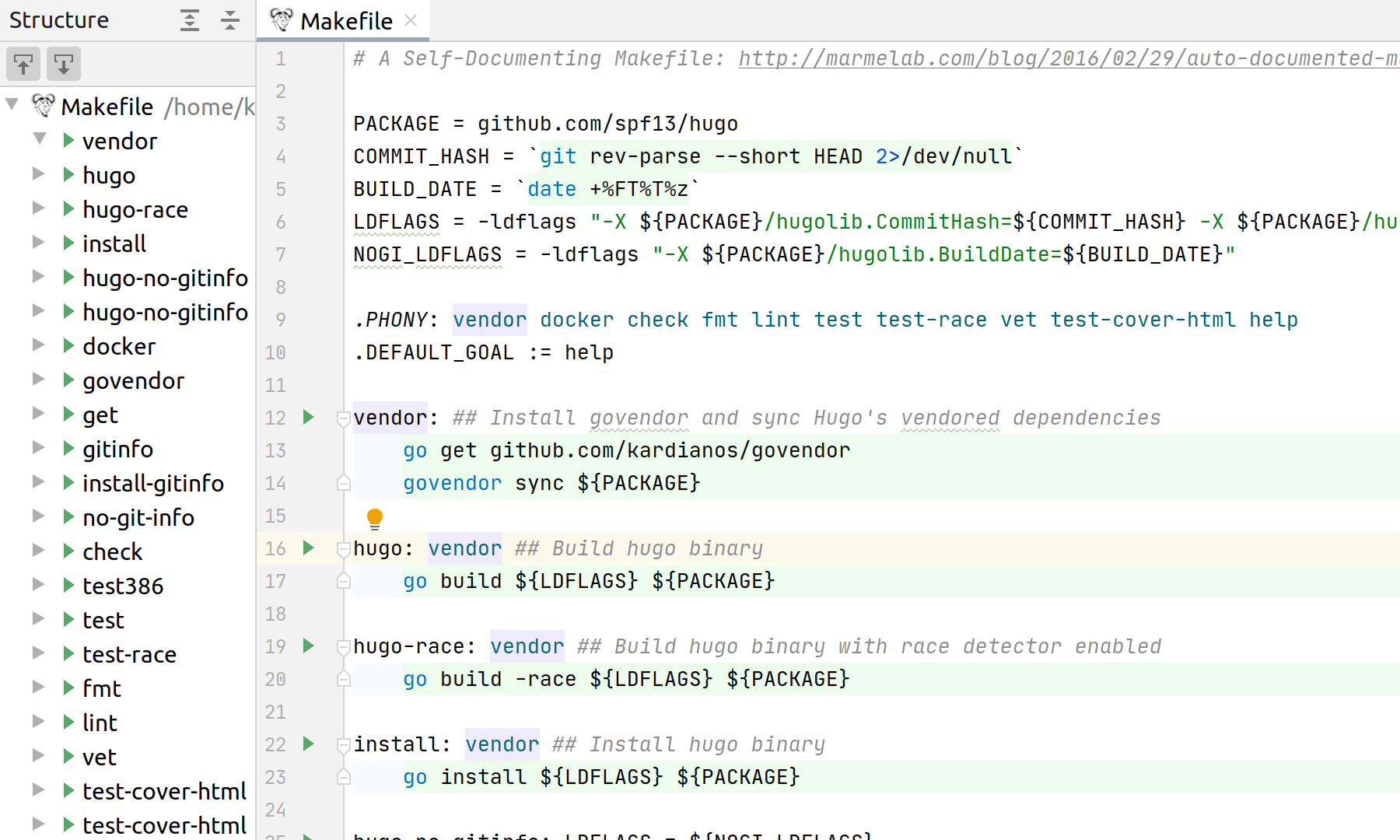 Makefile Language - IntelliJ IDEs Plugin  Marketplace